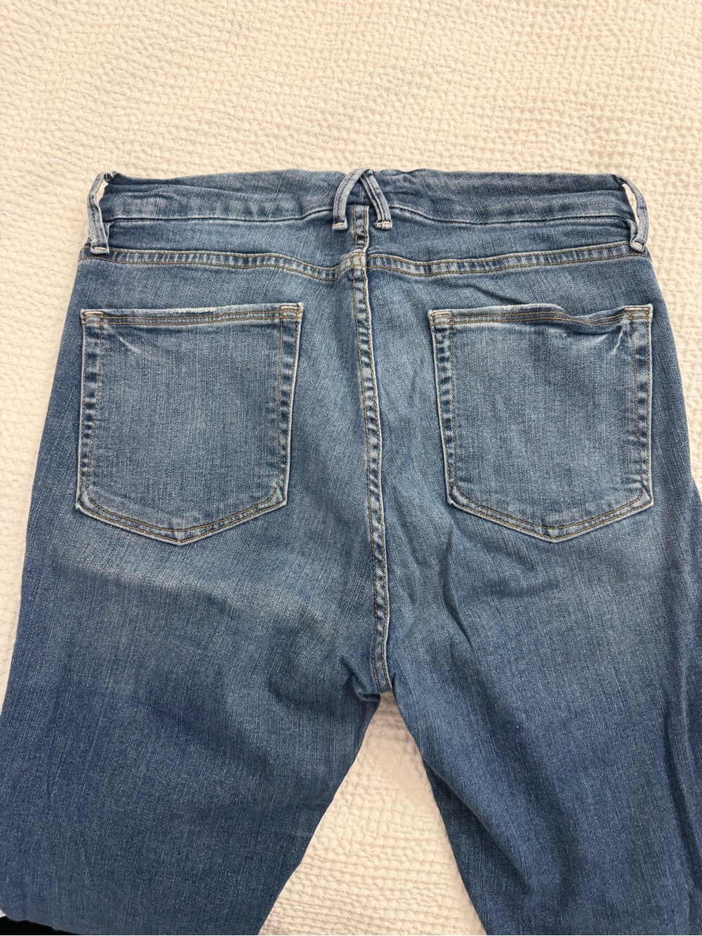 Good American Denim Mid-Blue High Rise Jeans - Picture 4 of 9